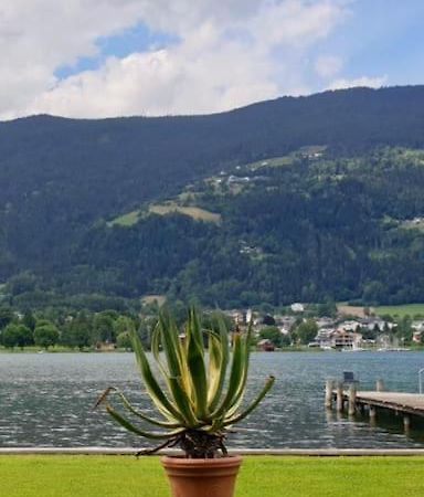 Seewohnung Mit Direktem Seezugang-Skiliftnaehe Villach Ngoại thất bức ảnh